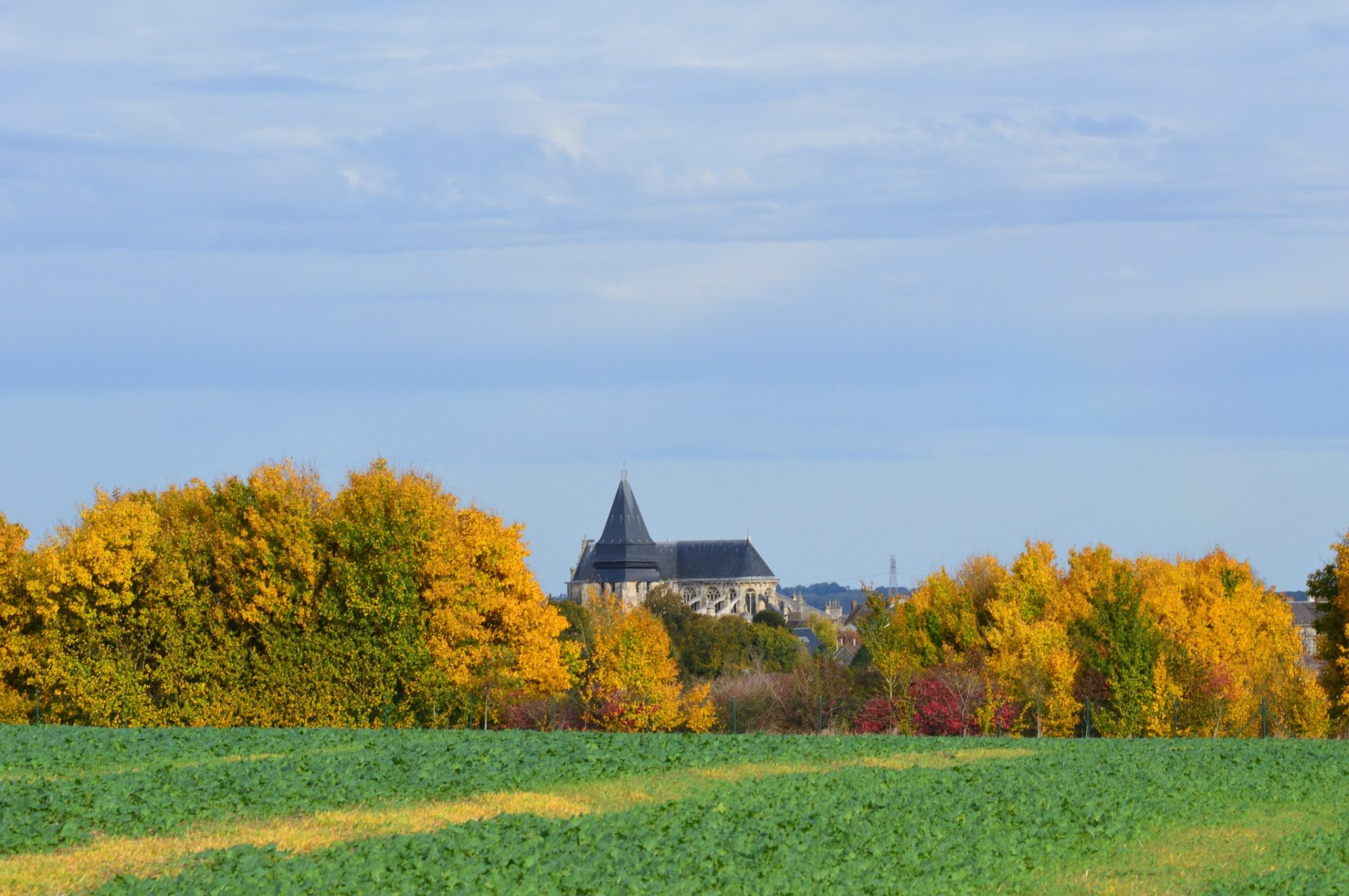 Houdan paysage automne